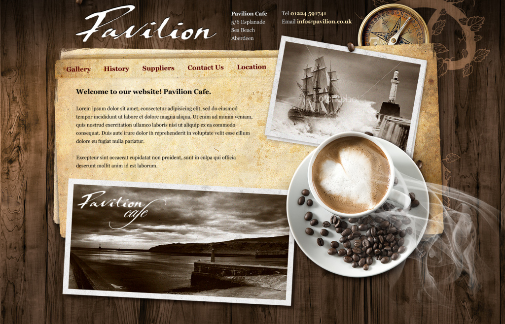 Thiết kế website bán cà phê đẹp