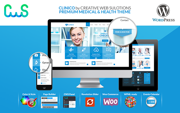 Clinico WordPress Theme By Creativews D807sos