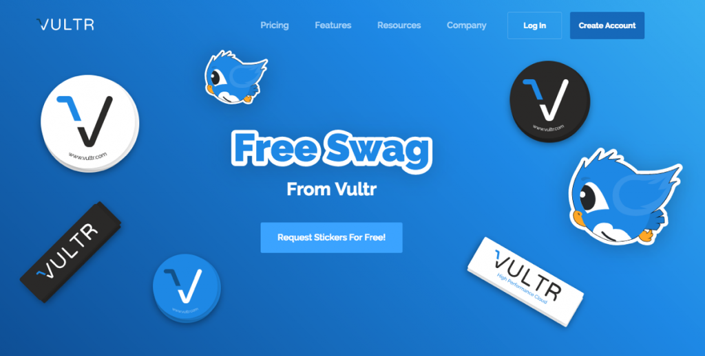 Vultr Free Swag